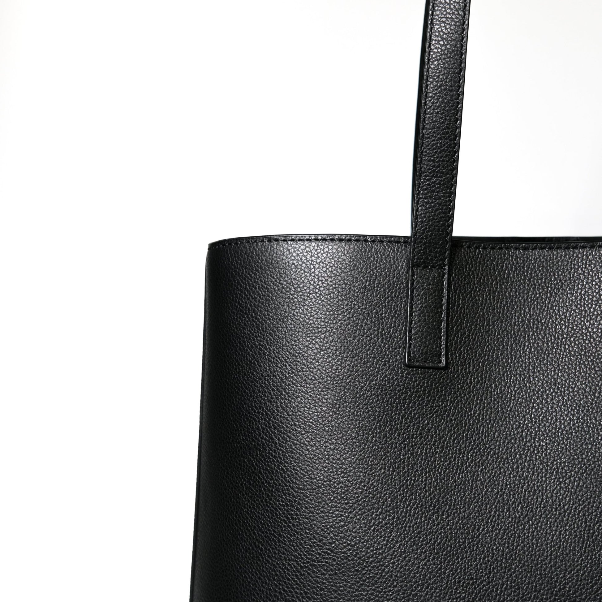 Italian Leather Casual Tote Bag (Grey) - aucentic