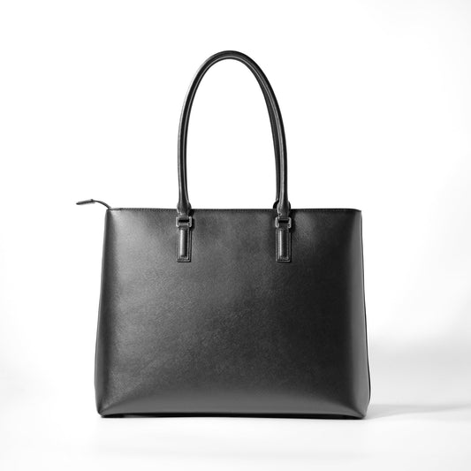Italian Saffiano Leather Tote - aucentic