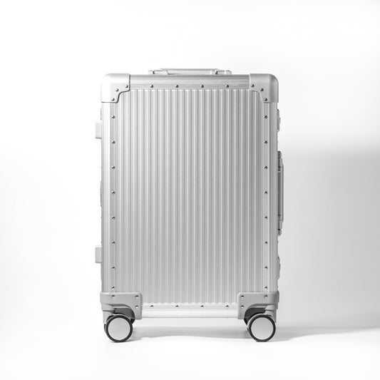 Stripe Aluminium Suitcase(Silver) Op.13 - aucentic