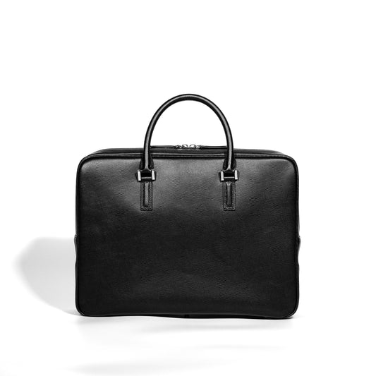 Italian Saffiano Leather Briefcase