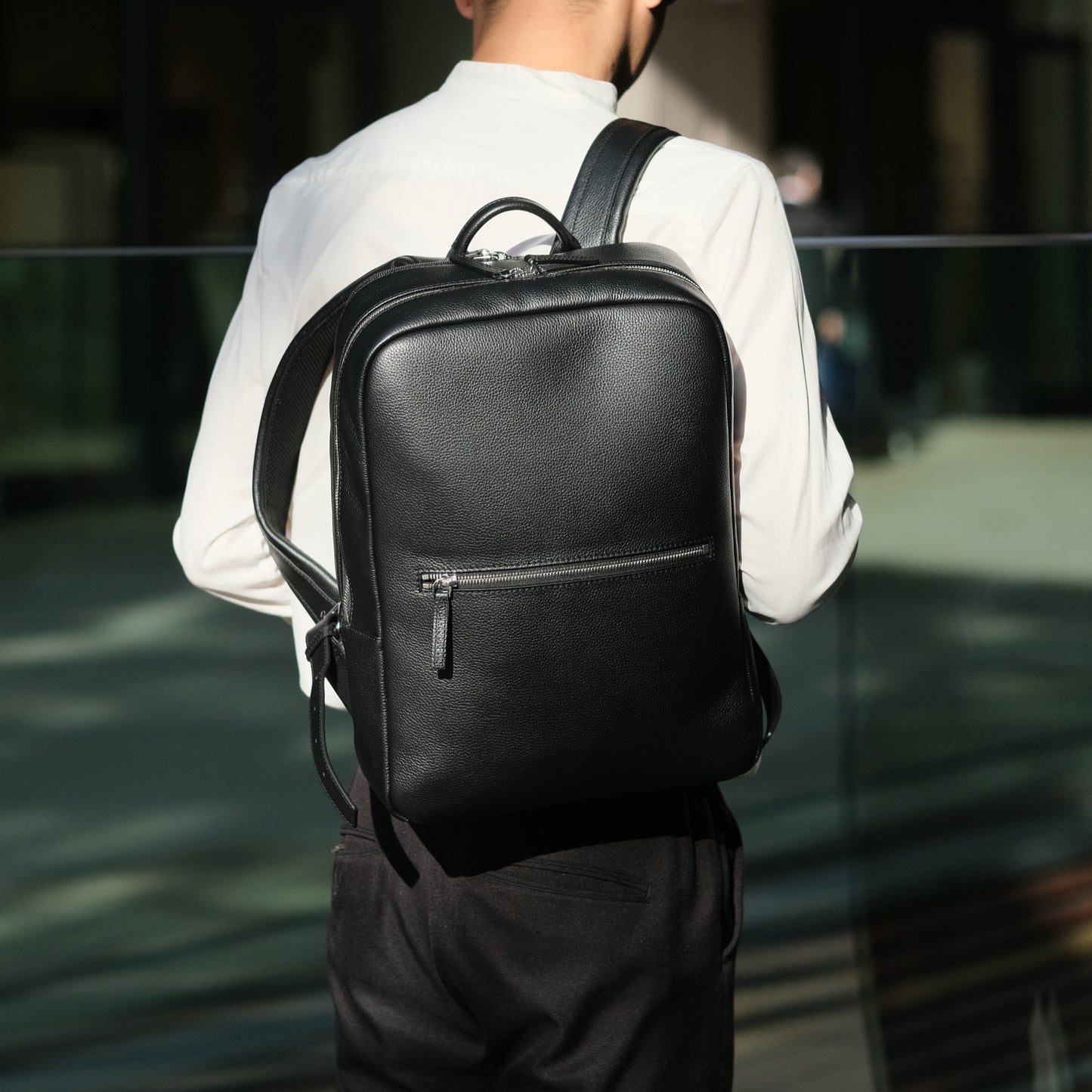 Full Grain Leather Backpack