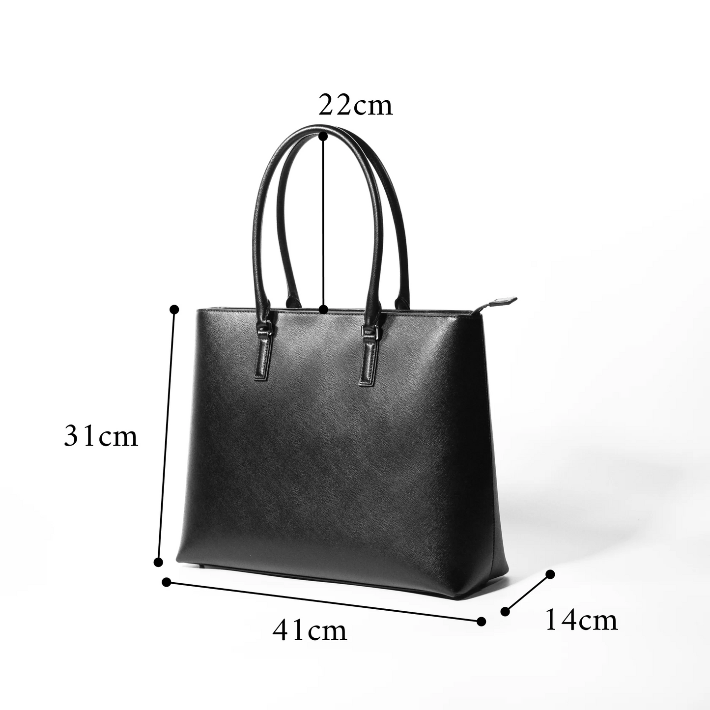 ITALIAN SAFFIANO LEATHER TOTE