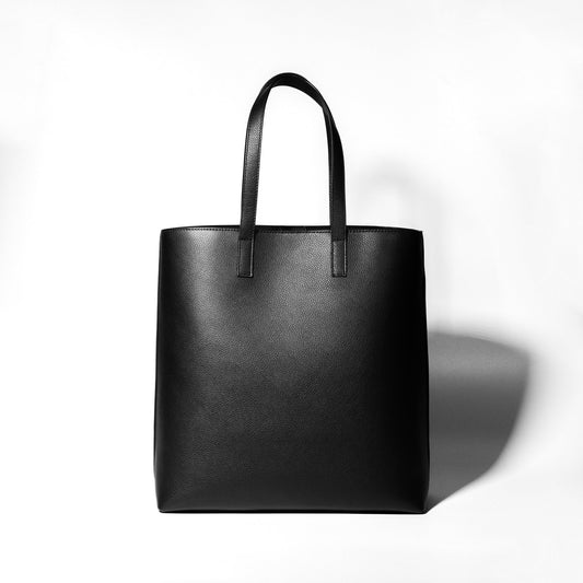 Italian Leather Casual Tote Bag - aucentic