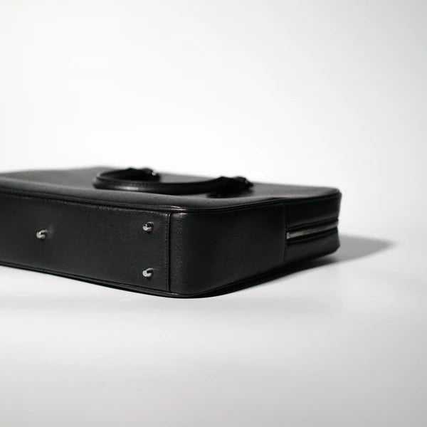 Italian Saffiano Leather Briefcase - aucentic